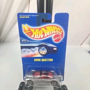 Hot Wheels Blue Card #208 AUDI AVUS QUATTRO -‎ Silver, UH UltraHot Wheels C1